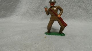 Nos Ww1 Unplayed With Barclay Manoil Rifleman Throwing Grenade