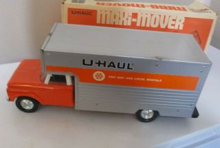 Vintage Nylint Ford U - Haul Maxi Mover No.  8410 Moving Van Truck 19 " Long,  Boxed