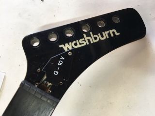 Vintage 80 ' s Washburn Japan G - 10v Electric Guitar Neck Wayne’s World 2