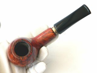 Vtg/Orig.  BUTZ CHOQUIN Nizza No.  1671 Briar Smoking Pipe Bent Apple Filter 9 3