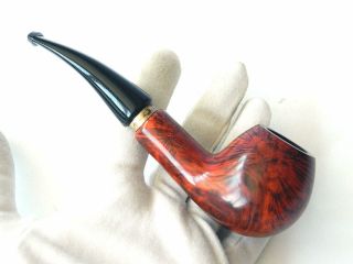 Vtg/Orig.  BUTZ CHOQUIN Nizza No.  1671 Briar Smoking Pipe Bent Apple Filter 9 4