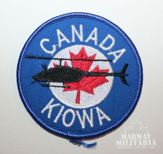 Caf Rcaf Airforce Canada Kiowa (helicopter) Jacket Crest / Patch (17860)