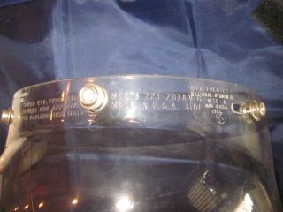 Vintage 1968 Bell Toptex Shorty Pearl White Metalflake Helmet Size 7 1/4,  Visors 10