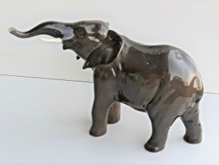 Vintage Beswick Elephant - Trunk Stretching - Small 974 Gorgeous