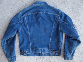 VTG 60 ' s Levis Big E Denim Jacket - Type III 557 - 40 42 7