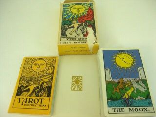 Vintage 1968 Albano Waite Tarot Deck Deluxe Edition Complete 78 Card Deck