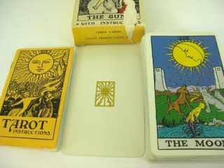 Vintage 1968 Albano Waite Tarot Deck Deluxe Edition Complete 78 Card Deck 2