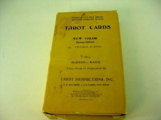 Vintage 1968 Albano Waite Tarot Deck Deluxe Edition Complete 78 Card Deck 3