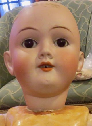 Antique21 " German Bisque Max Handwerck Perfect Doll,  Wonderful Face