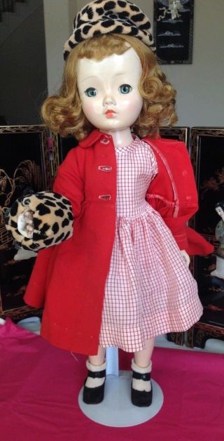 Vintage Madame Alexander 18 " Binnie Walker Doll Hard Plastic 1950 