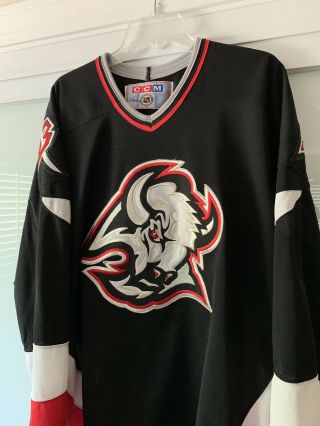 CCM Buffalo Sabres Goathead NHL Hockey Jersey Size XL Vintage 90s 2