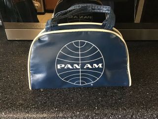 Pan Am Airlines Vintage Small Bag Antique