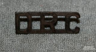 Ww2,  Dufferin Rifles Of Canada Shoulder Title Badge (inv17774)
