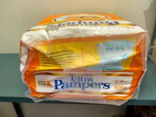 Vintage 90s ultra pampers thin and dryer 5 - 11kg,  11 - 22lb 112 diapers 4