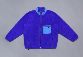 Patagonia Retro X Deep Pile Acid Violet Curly Fleece Jacket Vintage Made In Usa