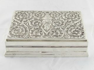 VINTAGE THAI SOLID STERLING SILVER CIGARETTE TRINKET BOX 4