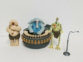 Vintage 1983 Kenner Star Wars Sy Snootles,  Max Rebo Band,  Droopy Action Figures