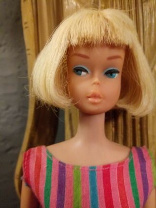 Barbie American Girl Pale Blond Vintage 1965 3 days only 3