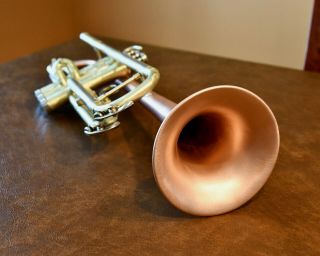 Vintage Conn Coprion 18b Trumpet –,  Custom Brushed Finish