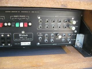 VINTAGE MCINTOSH C26 PRE - AMP,  C 26,  3 DAY 9