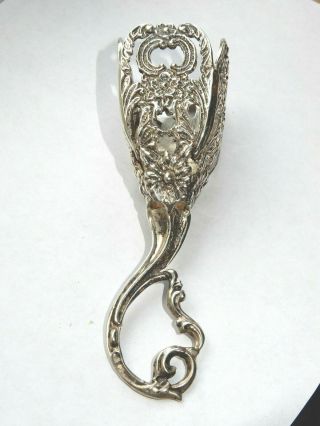 Antique Victorian Sterling Silver Tussie Mussie Holder Bouquet Posy Nosegay