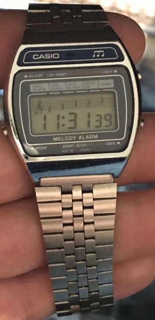 Vintage rare Collectible Casio Melody Alarm M 1230 Watch,  perfectly 2