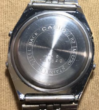 Vintage rare Collectible Casio Melody Alarm M 1230 Watch,  perfectly 3