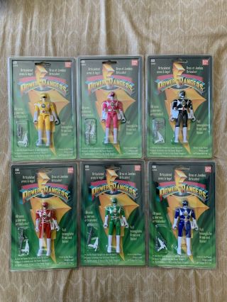 Bandai 1993 5” Inch Power Rangers Figures Articulated Arms And Legs Set - Rare
