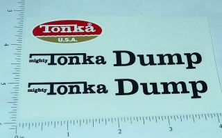 Mighty Tonka Dump Truck Stickers  Tk - 214