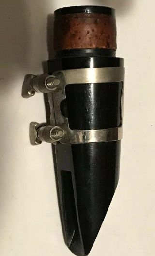 Vintage Wooden Evette Clarinet Sponsored by Buffet Made in Paris France 4