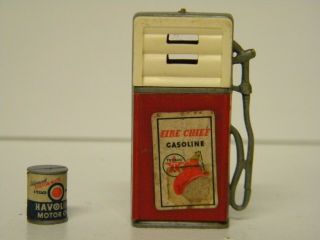 Vintage Buddy L Texaco Gas Tank & Havoline Oil Can
