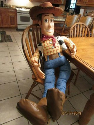 Woody Toy Story Life Size Doll Rare 4 Ft Tall Vintage 1995 Disney,  Promotional