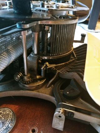 Antique Hammond Typewriter No.  Model 2 Serial 61434 Made in York 1892/93 3