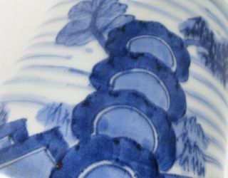 H462: Real Japanese OLD IMARI blue - and - white porcelain ware incense burner 1 3