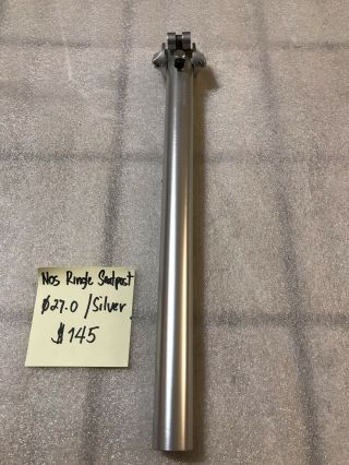 Vintage Nos Ringle Moby Seatpost (silver)