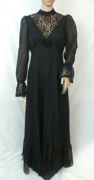 Vintage Gunne Sax Dress Nos With Tags Black Label Deadstock Gunne Sax By Jessica