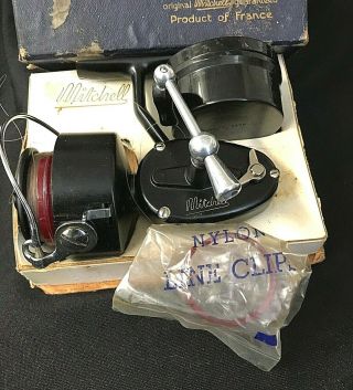 Vintage MITCHELL Fishing REEL Model 300 ? Made in FRANCE 3