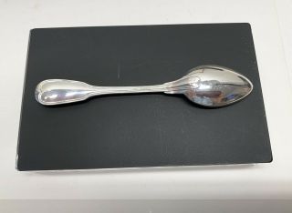 Buccellati Silver Plate 8 Nantucket Demitasse Spoons in Case Signed Italy RARE 4