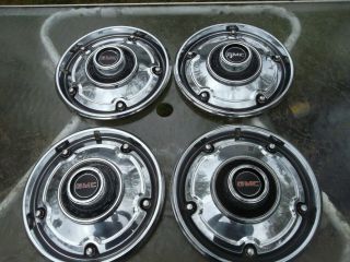 Vintage Gmc 1967 - 1974 Pick - Up Truck Hubcaps In