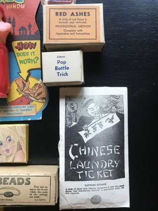 Vintage magic trick w/ great packaging - Adams,  Royal,  E - Z Magic,  etc. 6
