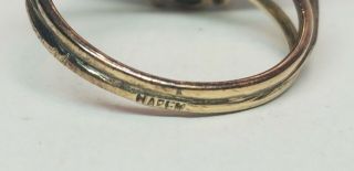 Vintage 14K GOLD Ruby Sapphire Emerald HAREM Princess Ring 6.  1g Not Scrap s7.  5 6