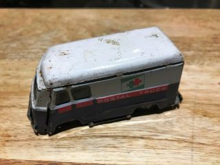 JAPANESE TIN FRICTION SSS (SHIOJI) POSTAL SAVINGS TRUCK - Vintage - - Restore. 3