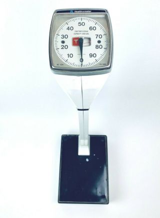 Vintage Health O Meter Doctors Scale Standing Body Weight Scale 300 Lbs Capacity