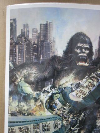 Vintage Poster KING KONG the Movie 1976 Inv 1042 3