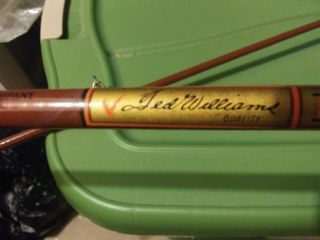 Ted Williams Special Edition Gold Plated Fishing Rod made especially for Sears 5