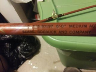 Ted Williams Special Edition Gold Plated Fishing Rod made especially for Sears 6