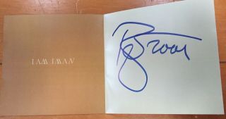 David Bowie RARE Signed I Am Iman Autographed CD 2