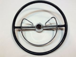 1955 Mercury Montclair Steering Wheel Horn Ring Black Vintage