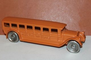 Vintage 1930 Cast Iron Kilgore Safety Bus