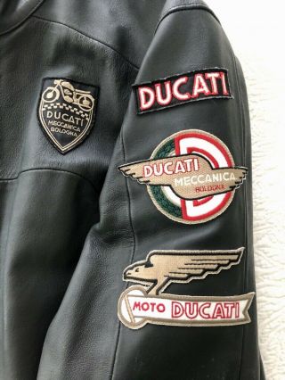 Ducati Dainese Leather Jacket Historical Heritage Vintage Size Xl